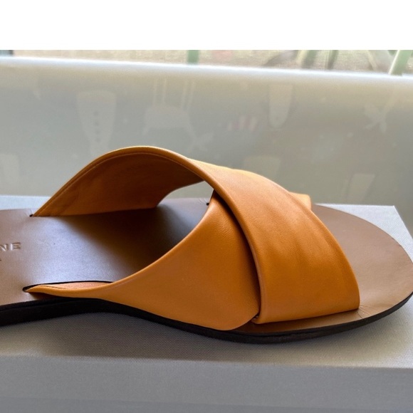 Everlane The Day Crossover Sandal in Sienna Brown Size 9.5 - Picture 3 of 8
